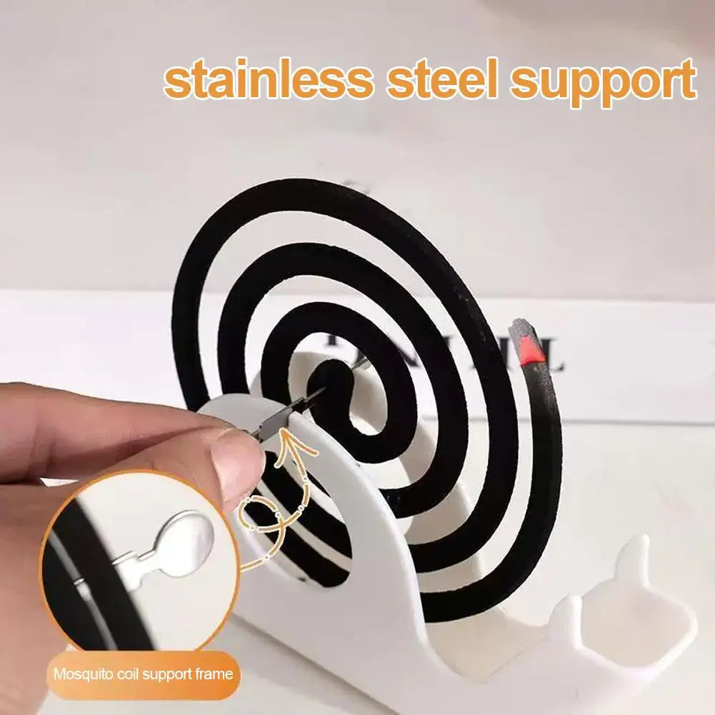 Snail Mosquito Coil Holder Anti-scalding Mosquito Coil Tray High-temperature Resistant Anti-slip For Household Bedroom Patio Oasis Select