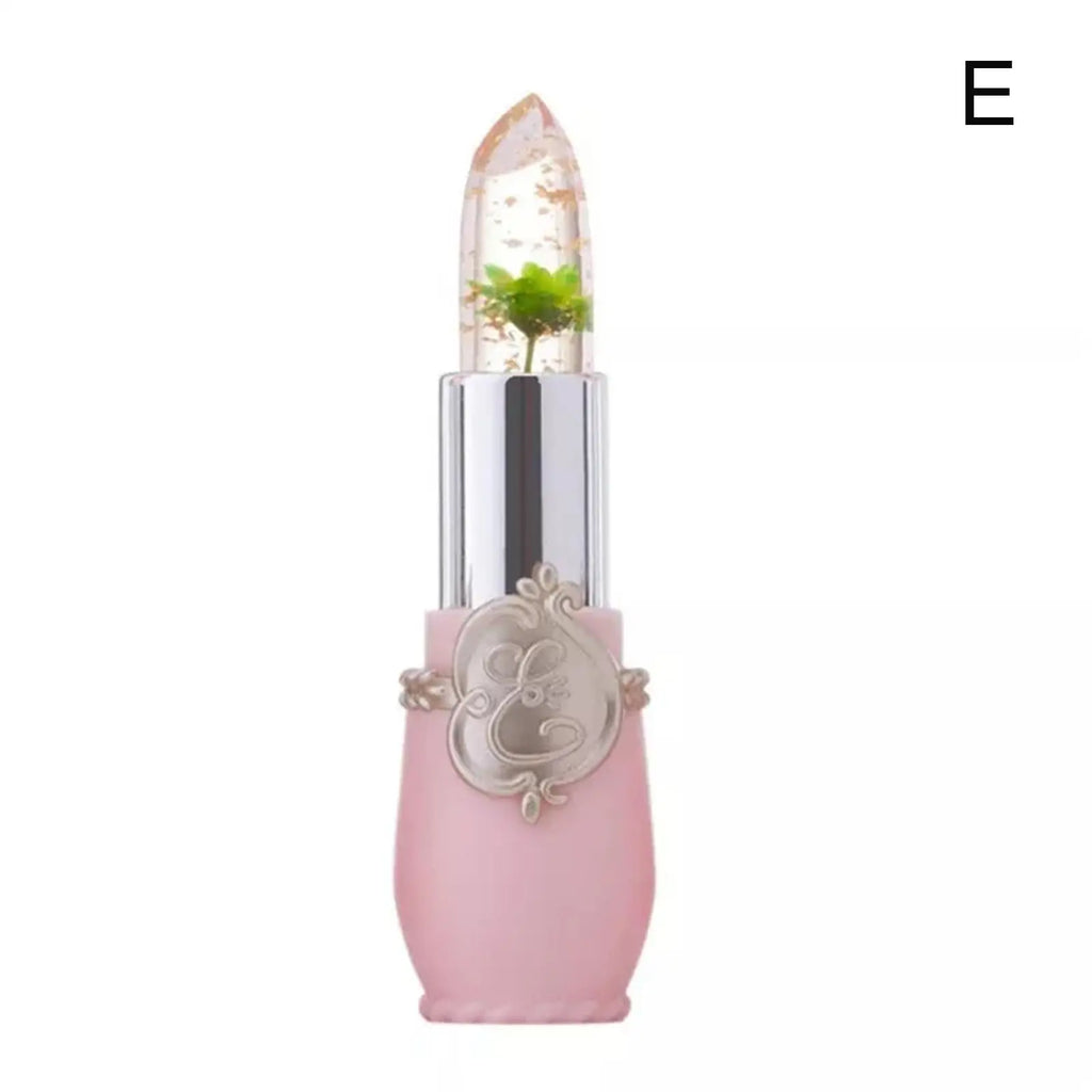 Peach Color Lip Balm Crystal Temperature Change Lipstick Girl Moisturizing LongLasting Lip Gloss Makeup Lip Care Repair Cosmetic Oasis Select E