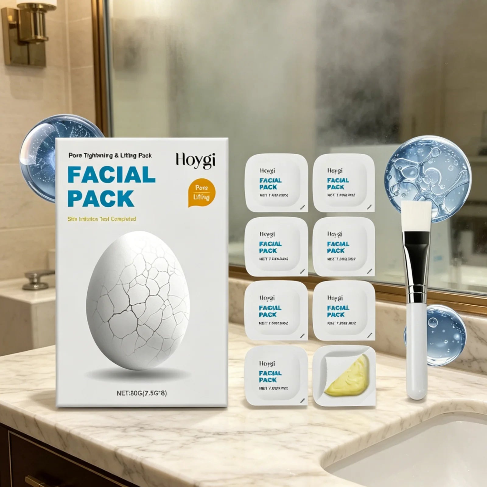 Hoygi Pore Tightening Face Mask – Anti-Aging & Hydrating 8pk Anti-Aging Face Mask Oasis Select