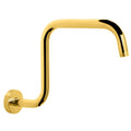Wall Shower Head Pipe Arm Stainless Steel Shower Head Rainfall Tube Riser Extension Bracket for Bathroom Hardware Accessories Oasis Select GOLD