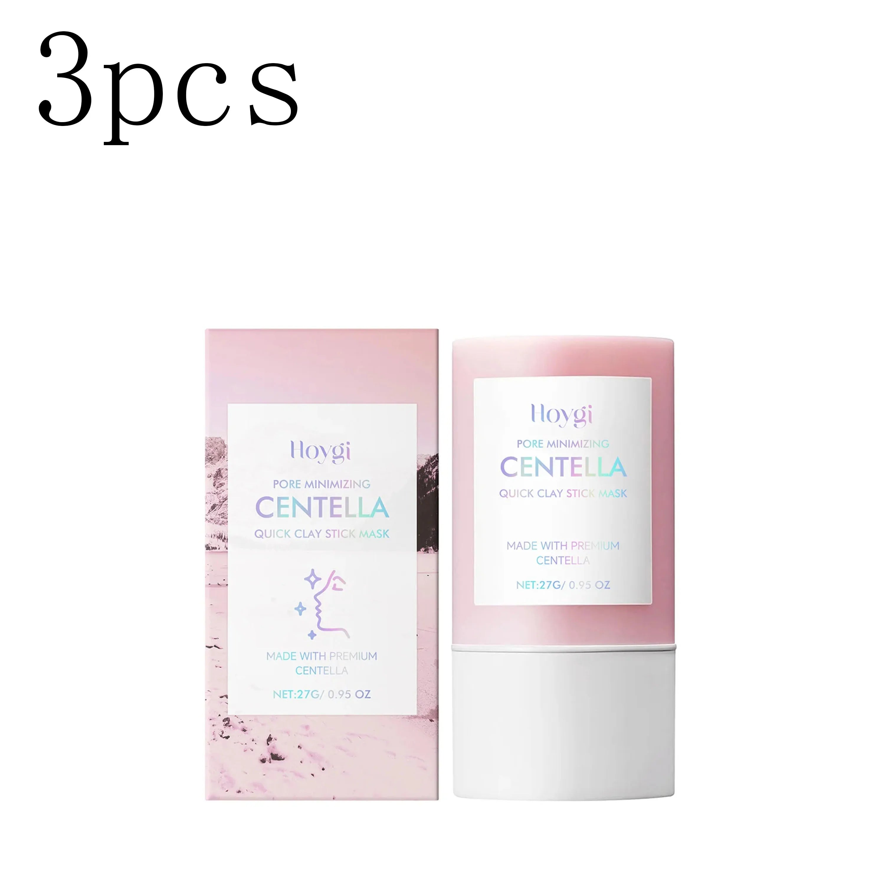 Centella Asiatica Clay Mask Stick – Hydrating Facial Mask Clay Facial Mask Oasis Select 3boxed