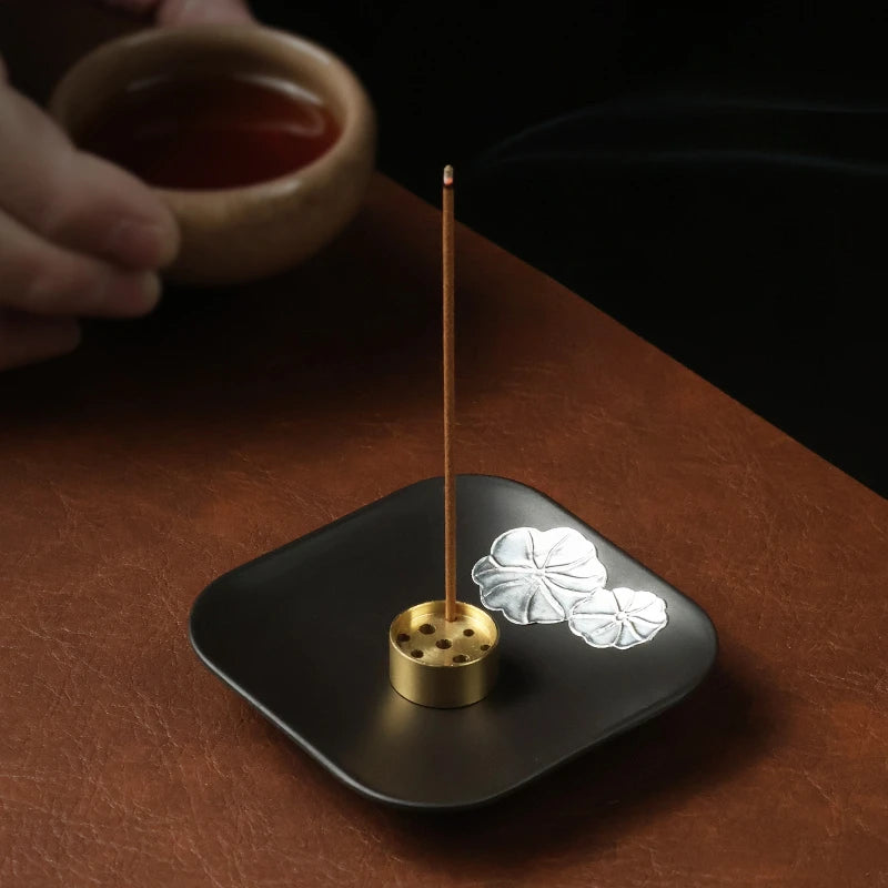 Line Incense Tray Household Indoor Simple Wood Incense Burner Incense Point Agarwood Sandalwood Base Oasis Select