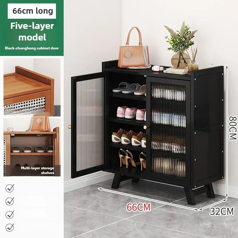 Entry to the door of the shoe cabinet, large-capacity shoe cabinet, multi-layer porch, for the corridor outside the door Oasis Select Black B