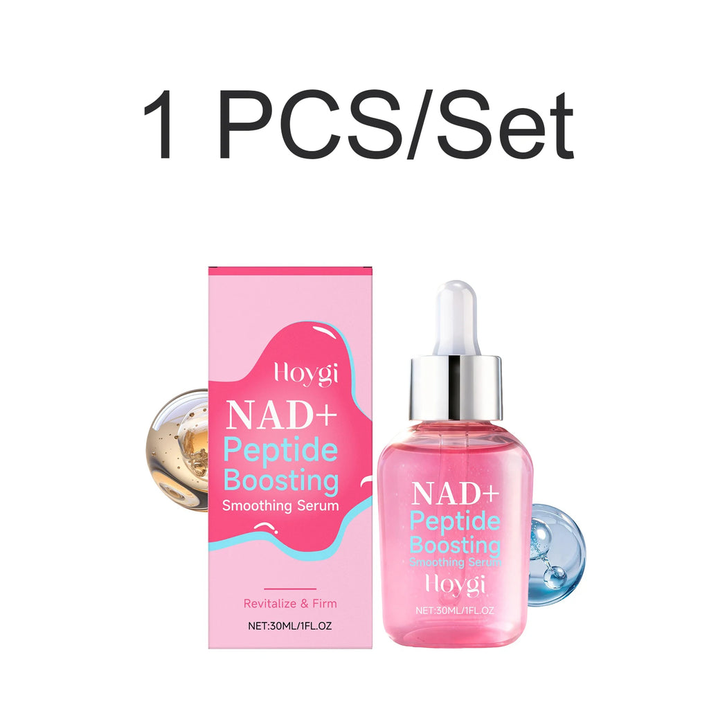 NAD+ Peptide Serum Hydrolyzed Collagen Firming Smooths Fine Lines Hyaluronic Acid Brightening Hydrating Face Essence 30ml Oasis Select 1 PCS