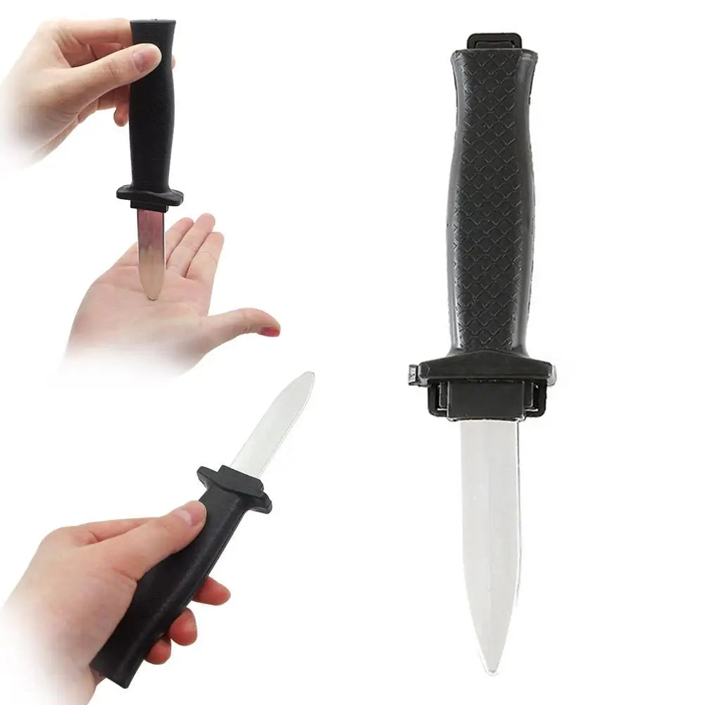 Retractable Fake Knife Prank Toy – Halloween Prop 1/2/3 Pack