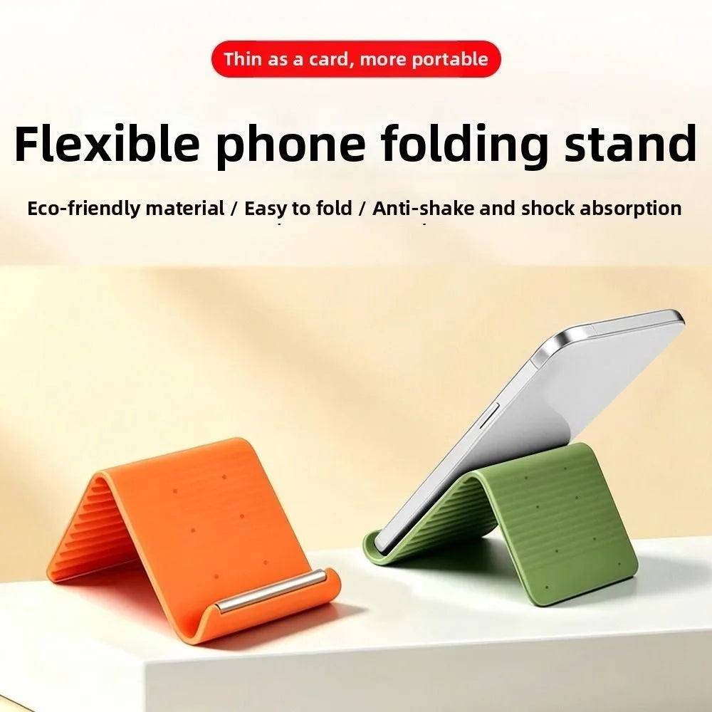 Bendable Silicone Phone Holder Flexible Adjustable Foldable Phone Stand Universal Anti-slip Mobile Phone Bracket Watching Videos Oasis Select