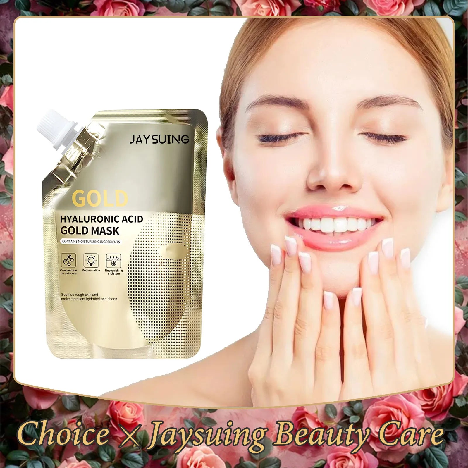 Jaysuing Gold Peel-Off Face Mask – Pores, Firming & Fine Lines Peel-Off Face Mask Oasis Select