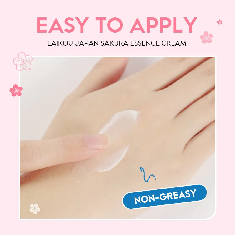 LAIKOU Sakura Essence Face Cream – Moisturizing & Anti-Aging 60g Face Moisturizer Cream Oasis Select
