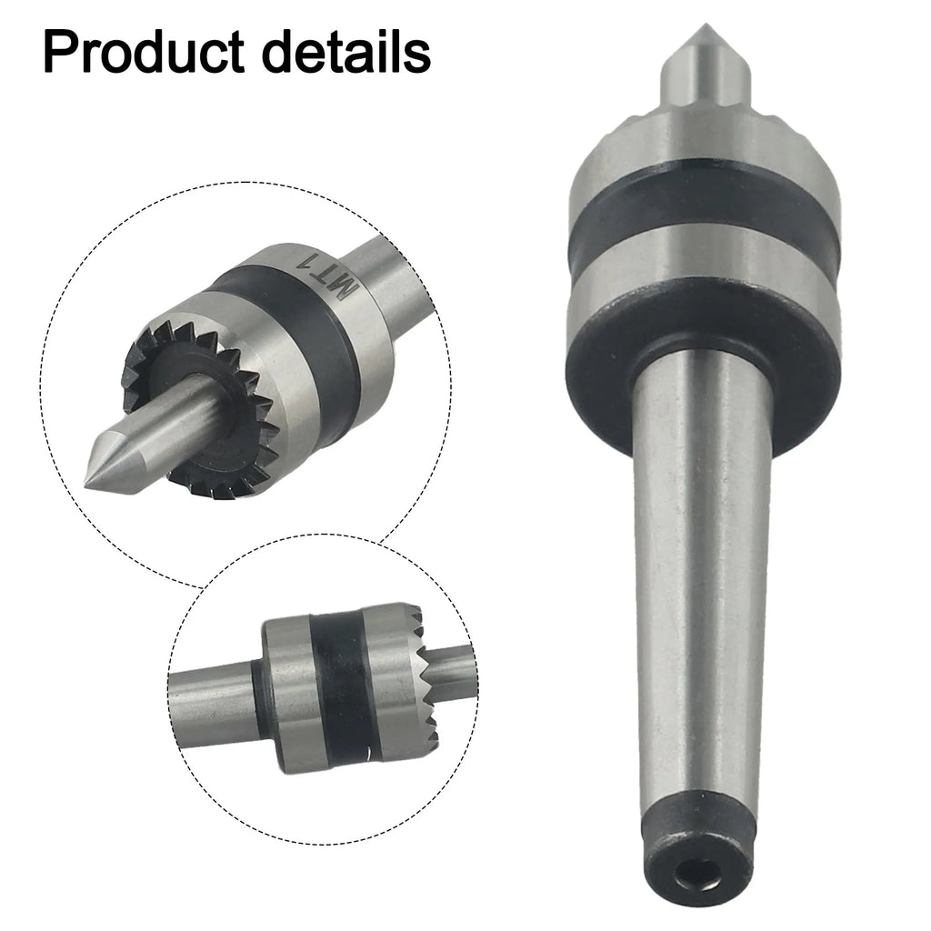 Crown Multi-tooth Woodworking Lathe Drive Center Spindle MT1or MT2 With Spring Loaded Point Woodturing CNC Metalworking Tools Oasis Select