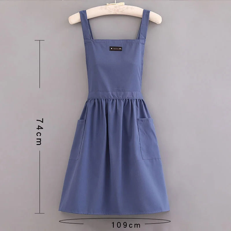 Soft Cotton Kitchen Cooking Apron With Cross Back For Cooking Catering Work Commercial Restaurant The Size Can Be Customized Oasis Select