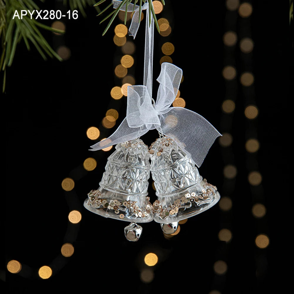 Crystal Acrylic Snowflake Christmas Ornaments – Transparent