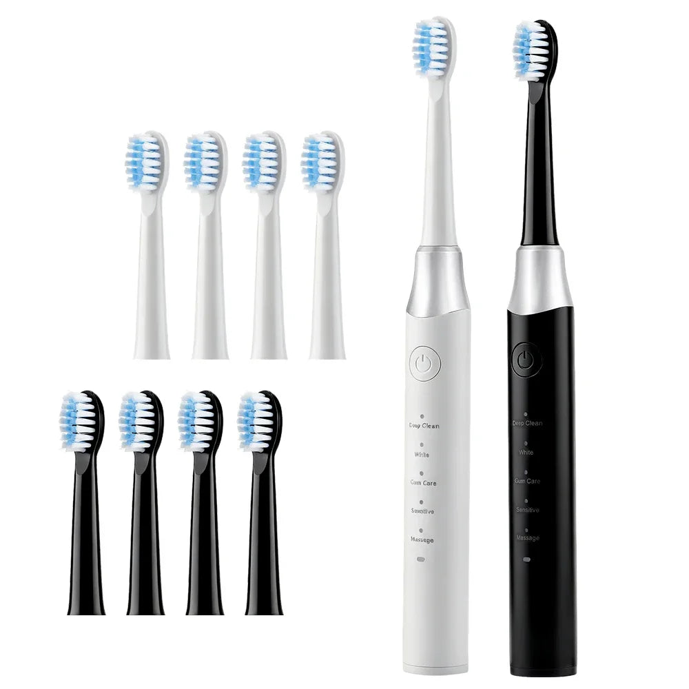 AFDEAL Sonic Electric Toothbrush 5 Modes | IPX7 & 4 Heads