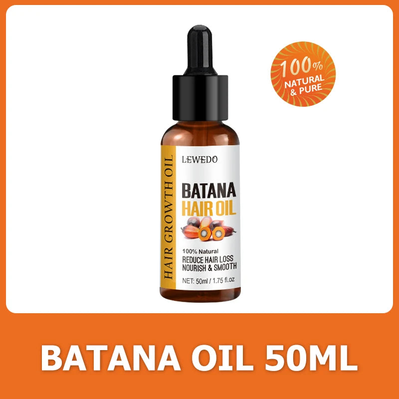 Lewedo Naturals Batana Oil Fast Hair Growth for Men Women Pure Batana Oil Nourish Shiny Hair Healthy Hair Care Anti Hair Loss Oasis Select 1pcs batana oil