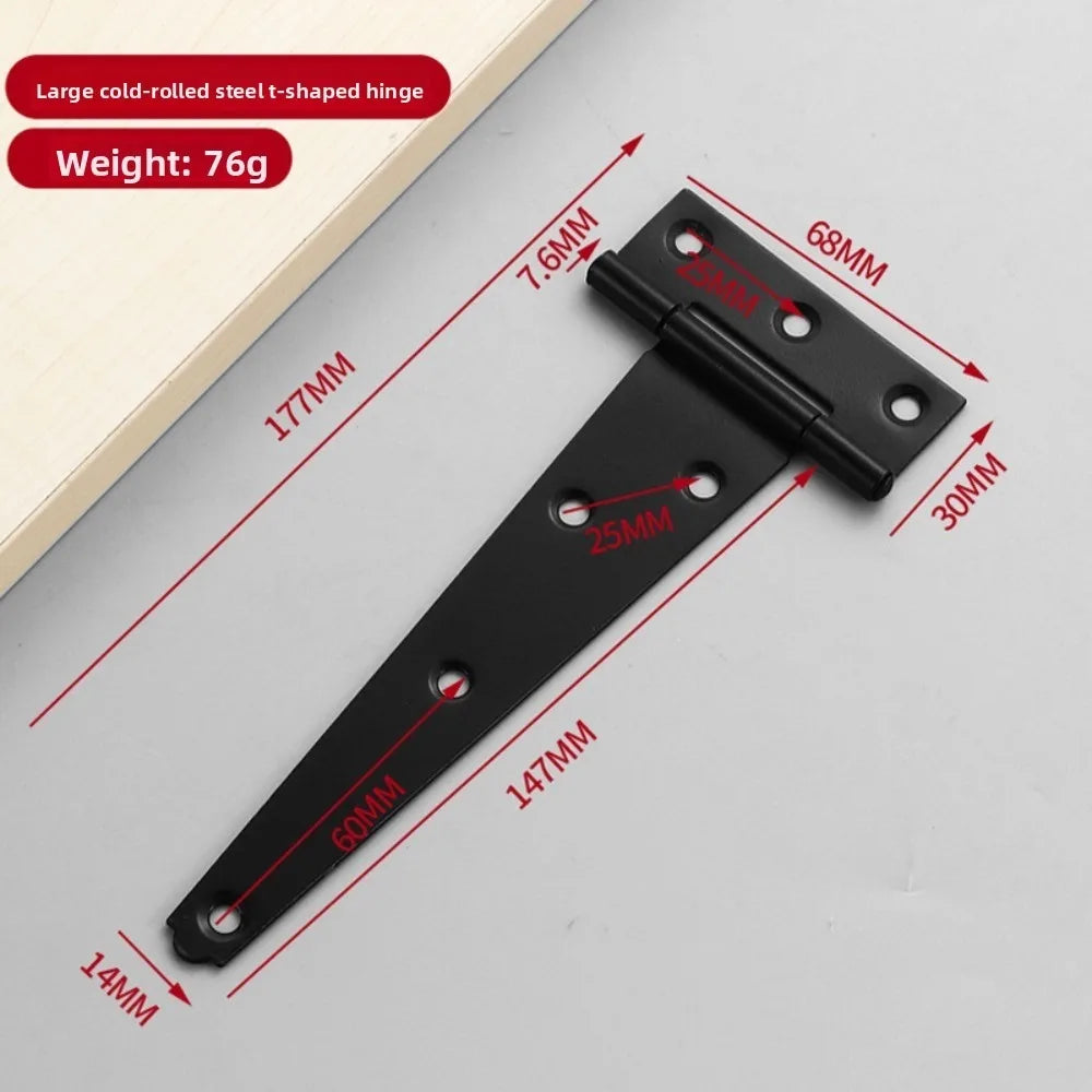 Heavy Duty T-Shape Door Hinges 3" 4" 6" | Rustproof Iron