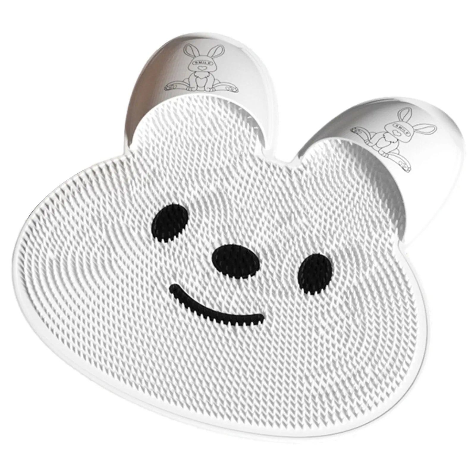 Rabbit Shape Silicone Bath Mat | Non-Slip Suction Cup Shower Pad