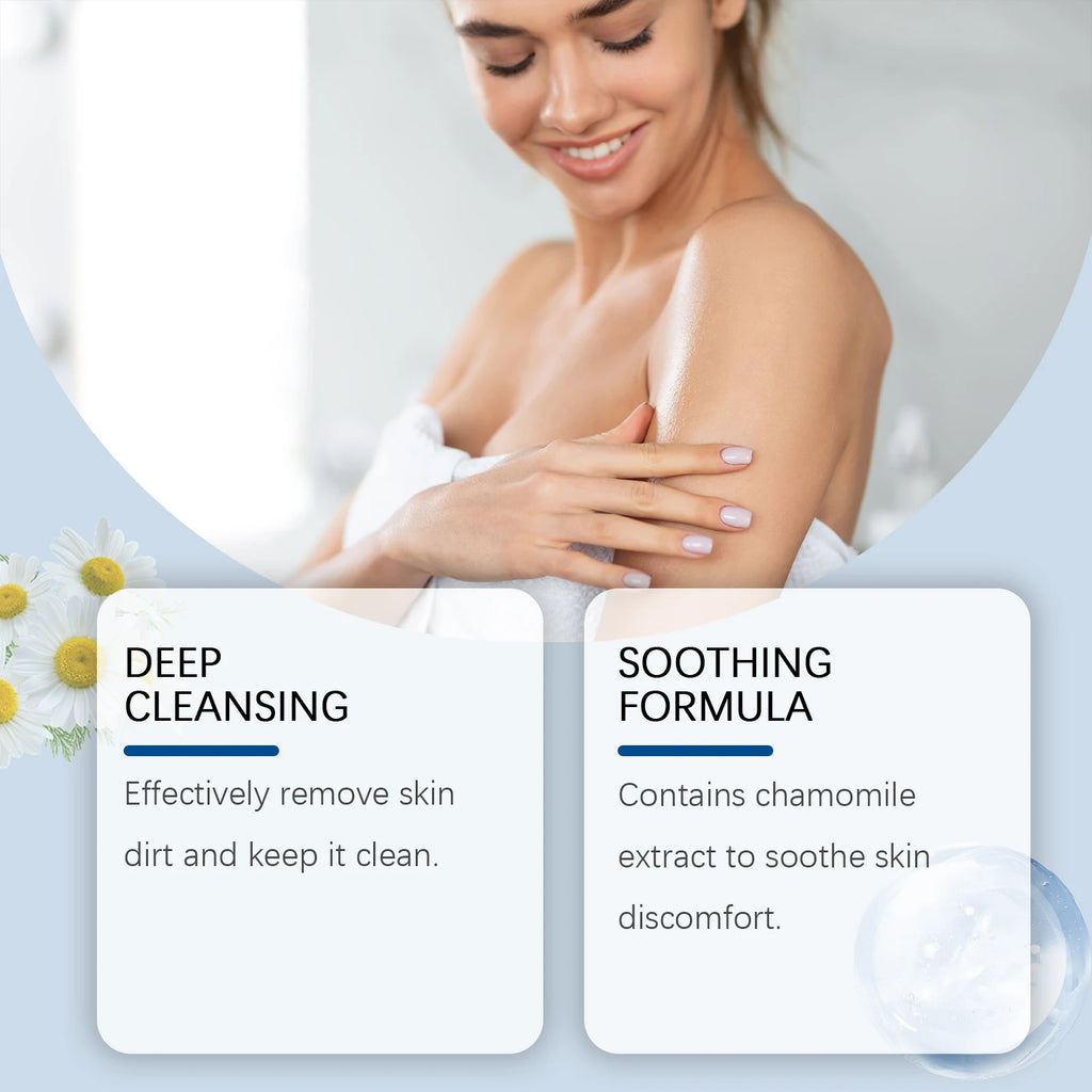 Salicylic Acid Body Wash Deep Cleaning Acne Brightening Exfoliator Nourish Shrink Pores Bath Shower Gel Repair Chicken Skin Care Oasis Select