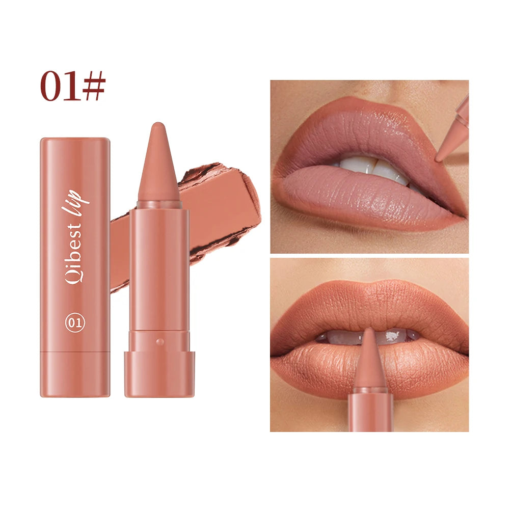 QiBest Matte Lip Liner – Waterproof, Long-Lasting Gradient