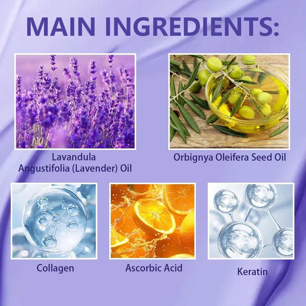 Purple Keratin Hair Mask – Repair Dry, Frizzy & Damaged Hair Keratin Hair Mask Oasis Select