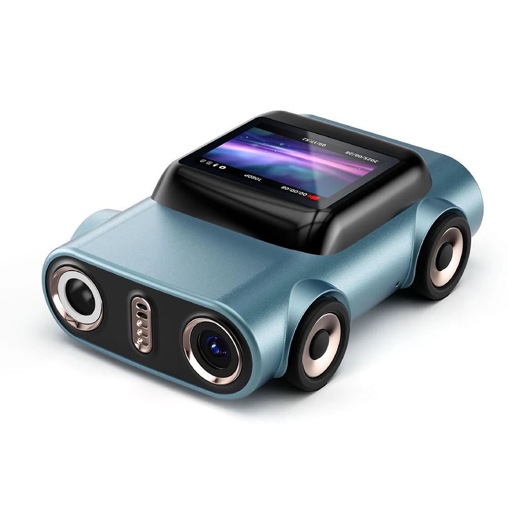 2K HD Car-Shaped Keychain Camera | 130° Wide Angle Auto Focus