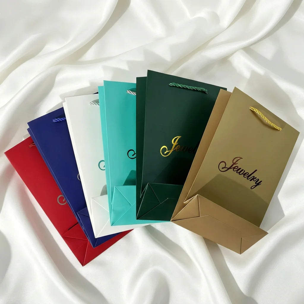 Paperboard Gift Tote Bag for Jewelry, Cosmetics & Party Favors