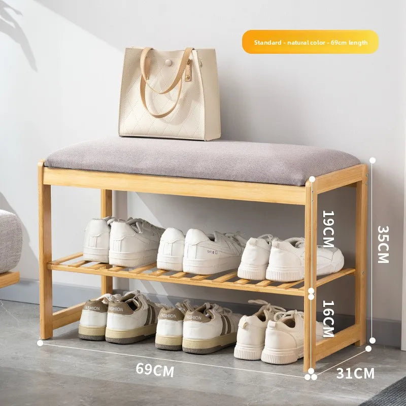 Shoe cabinet with hanger integrated floor-to-ceiling bedroom, simple coat rack at the entrance of the home entrance Oasis Select Primary color 69