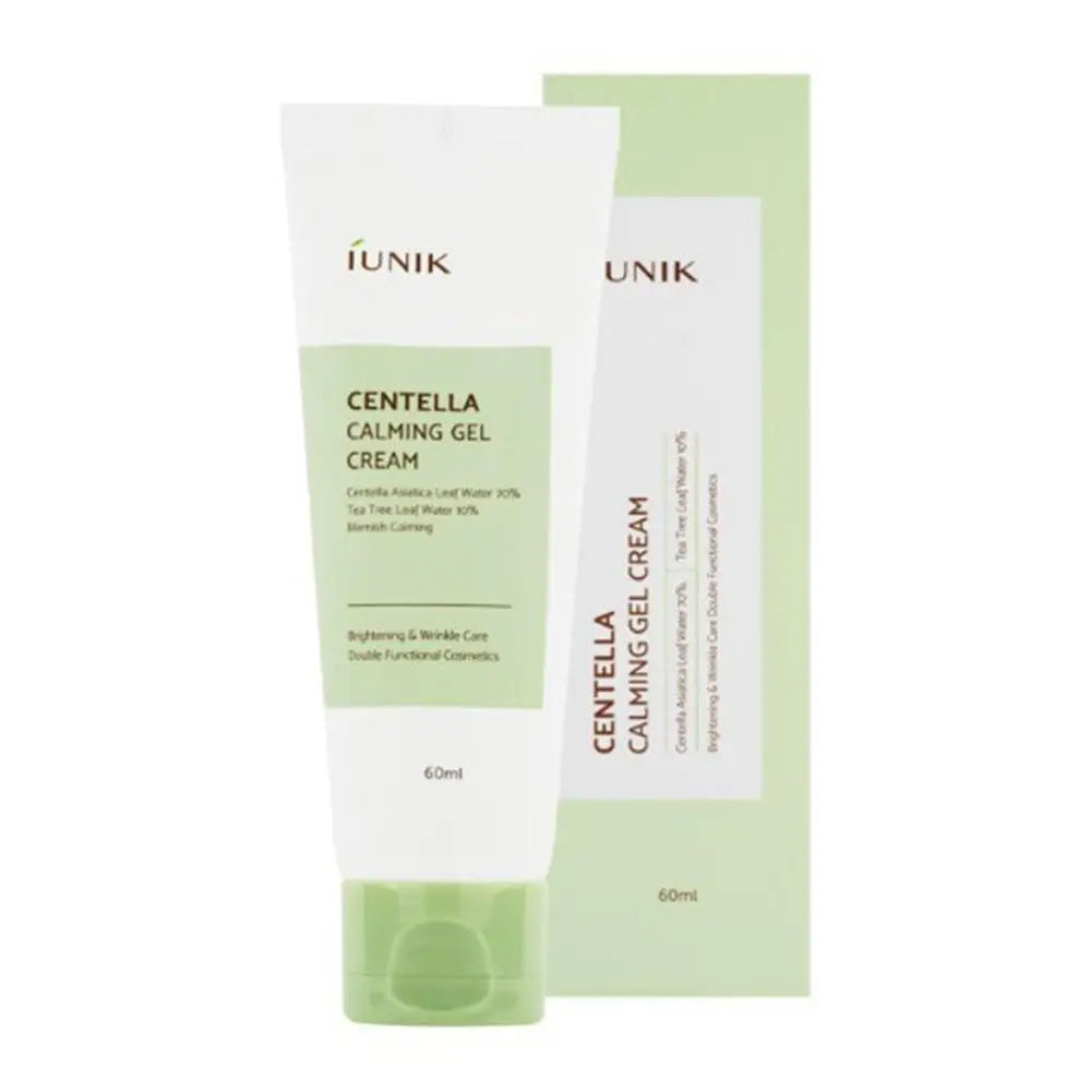 60ml iUNIK Centella Calming Gel Cream - 70% Centella Asiatica, Brightening & Wrinkle Care, Korean Soothing Skincare Oasis Select 60ml