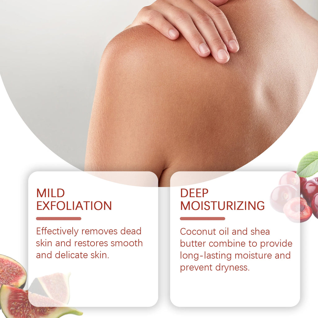 EELHOE Body Scrub – Exfoliating, Brightening & Moisturizing Body Exfoliating Scrub Oasis Select