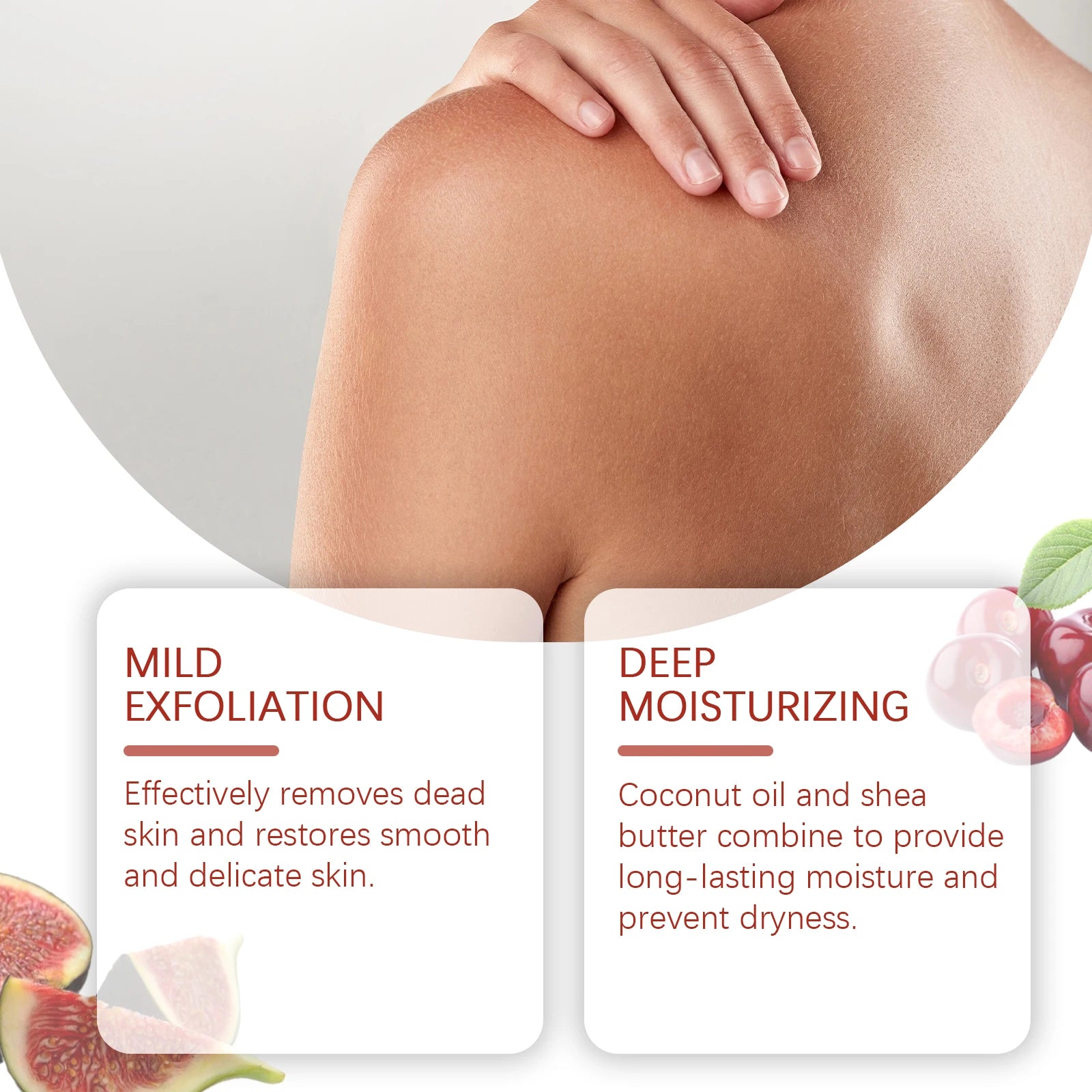 EELHOE Body Scrub – Exfoliating, Brightening & Moisturizing Body Exfoliating Scrub Oasis Select