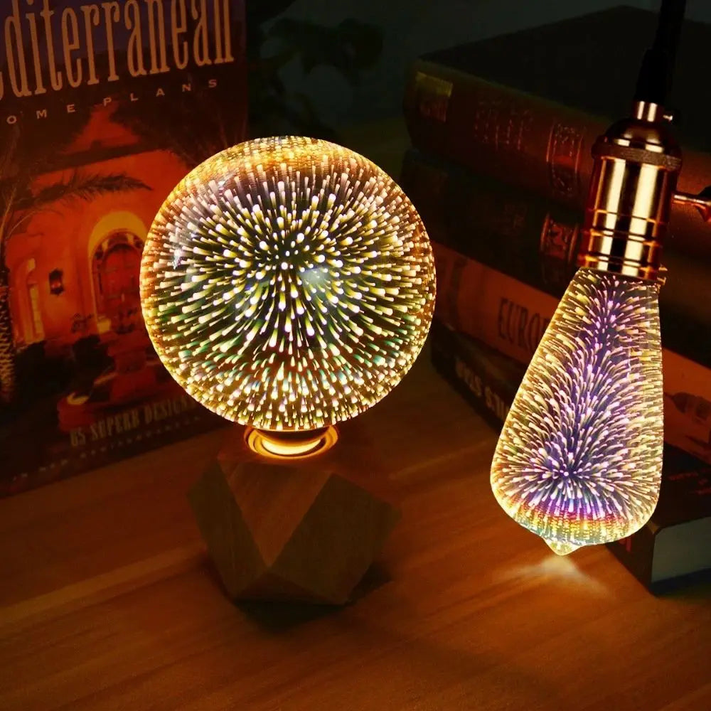 Vintage Heart Glass LED Atmosphere Bulb | Bar & Home Décor Decorative LED Bulb Oasis Select