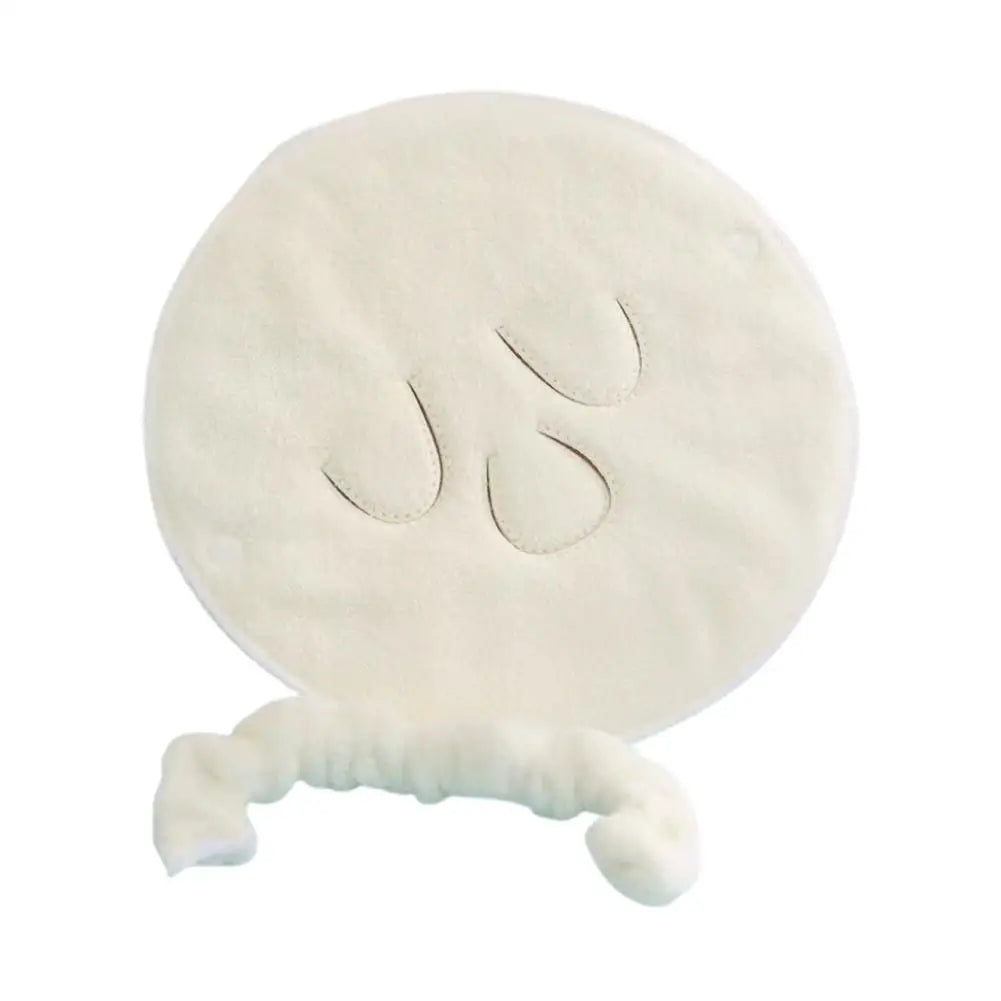 Face Steaming Towel, Reusable Face Towel Mask Cold Hot Compress Facial Steam Moisturizing Mask Beauty Spa Towel for Women Girls Oasis Select B-three hole