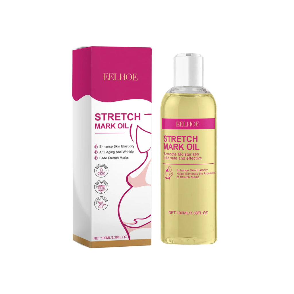 EELHOE Vitamin E Skin Care Oil Remove Pregnancy Stretch Marks Postpartum Care Elastic Skin Firming Collagen Body Care Oil 100ml Oasis Select 100ml
