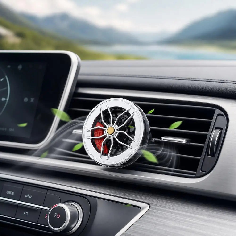 Car Air Vent Diffuser – Rotating Wheel Fragrance Clip