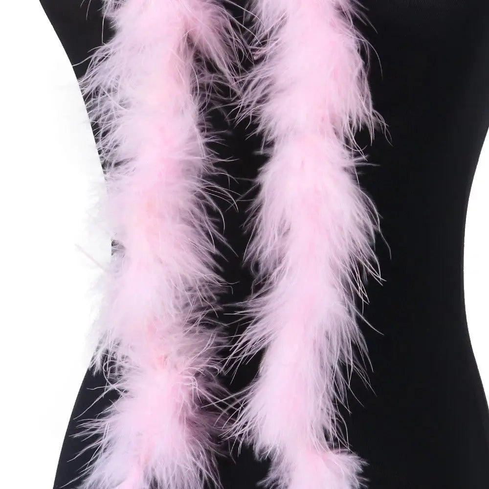 2M Faux Fur Ribbon Tapes Long Fluffy Plush Fur Fabric Stripe for Handmade Trimming Apparel Fabric Sewing Crafts Accessaries Oasis Select pink