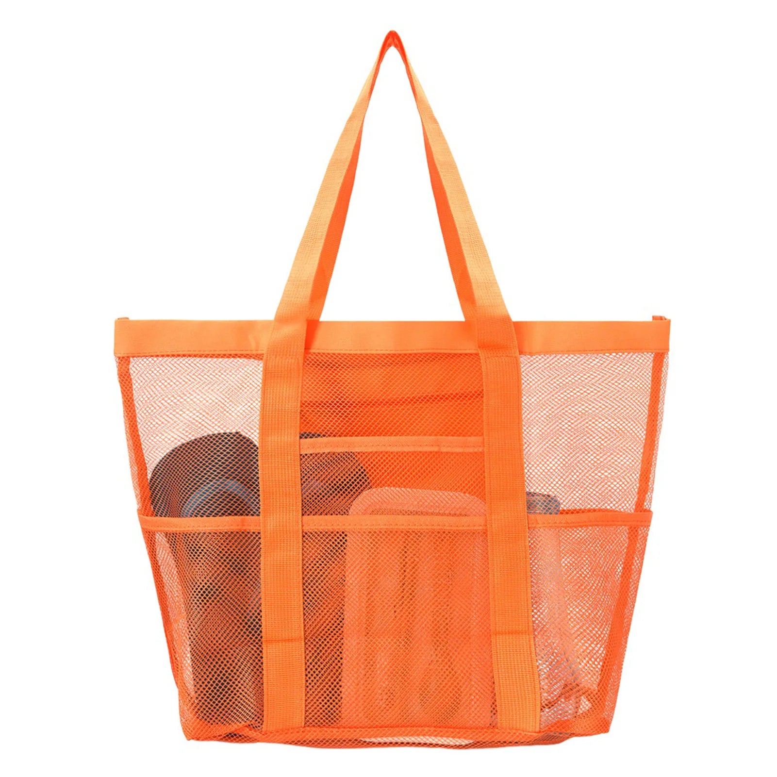 Mesh Beach Tote Bag | Large Multi-Pocket Pool & Travel Bag