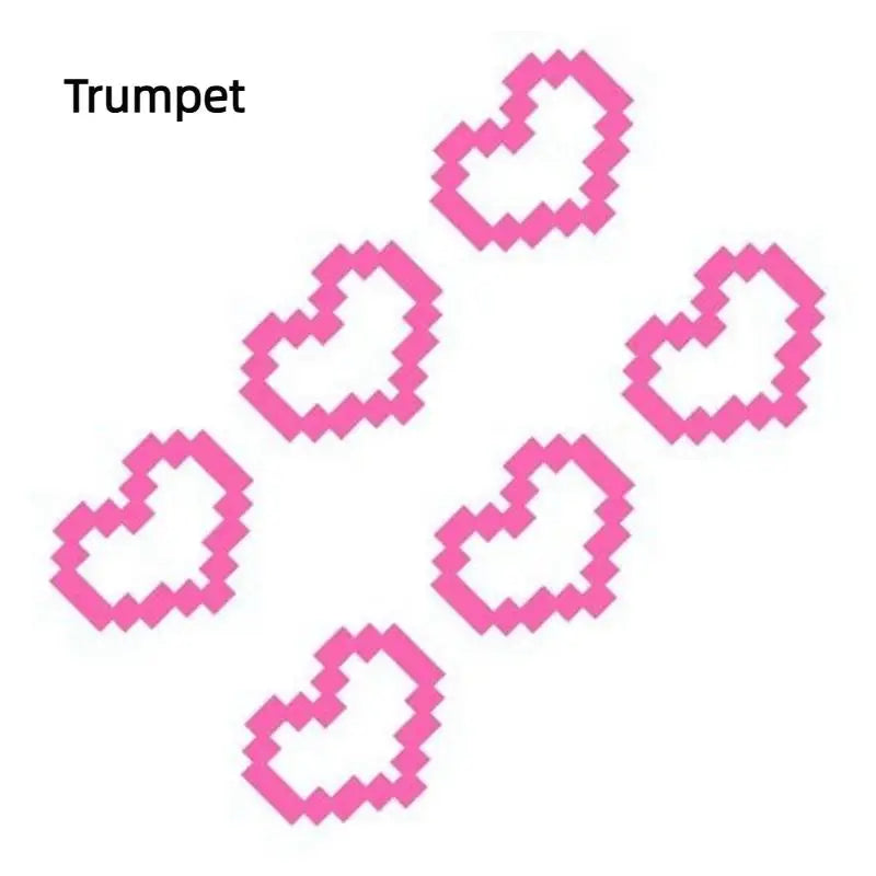 Sheet Waterproof Car Window Décor - Mosaic Heart Pixel for Headlights and Taillights Oasis Select A3