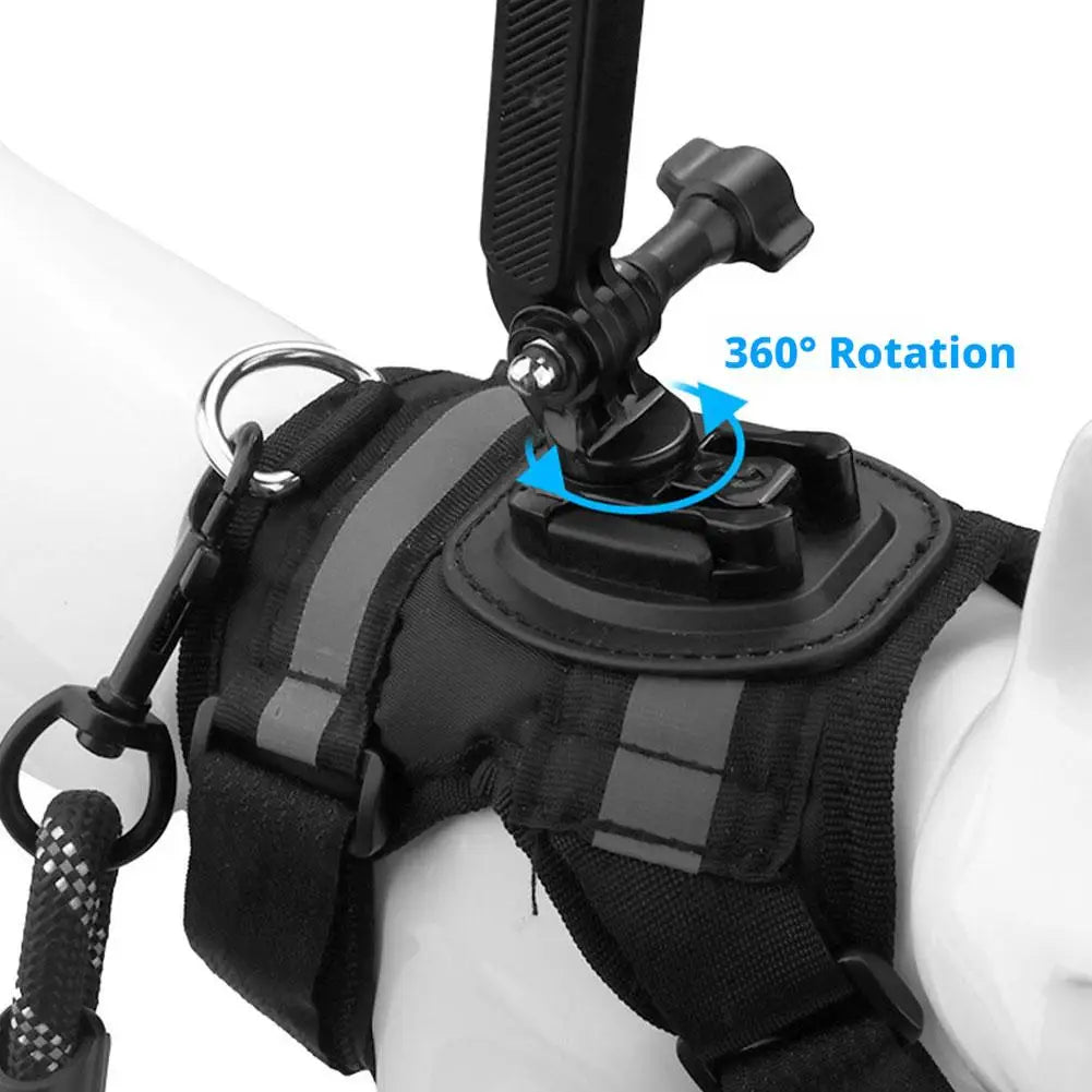 Dog Harness Chest Mount for GoPro & DJI Action Cameras – Pet POV