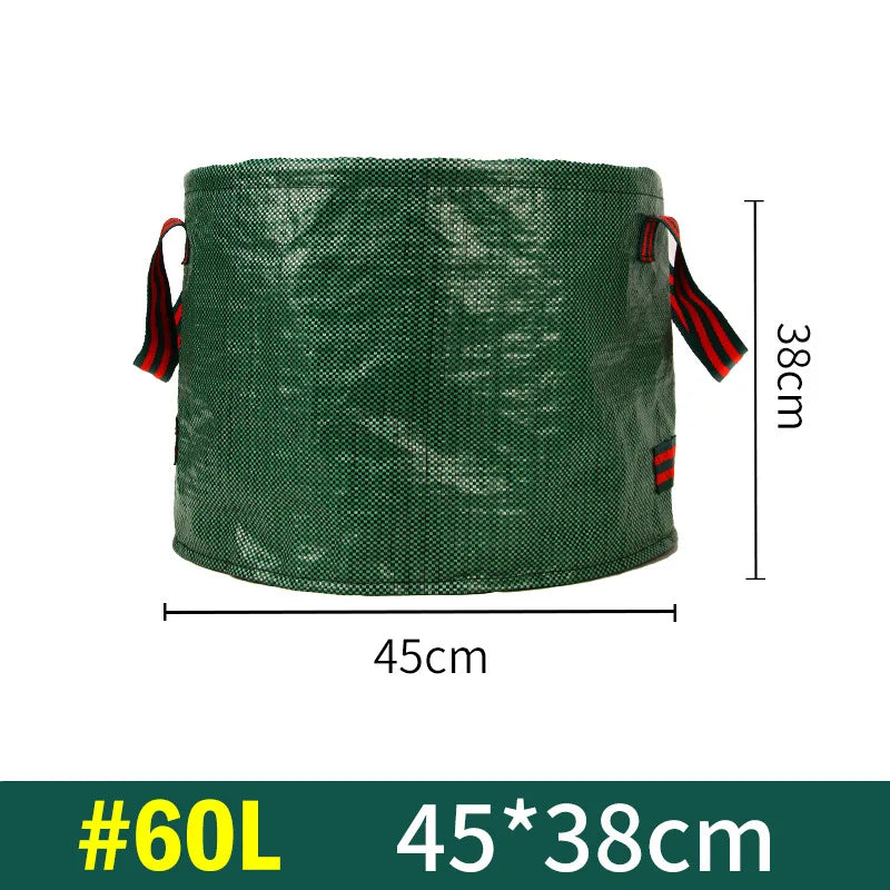 Outdoor Garden Leaf Branch Collection Bag Thickened Leaf Litter Bag Garden Waste Collection Bag Folded Oasis Select 60L(45cm 38cm)