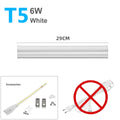 Aluminum LED Light Bar 220V 110V T5/T8 LED Tube 6W 8W LED Fluorescent Tube For Indoor Kitchen Lighting LED Lamp Bulb Wall Lamp Oasis Select 1pcs T5 6W White 29cm