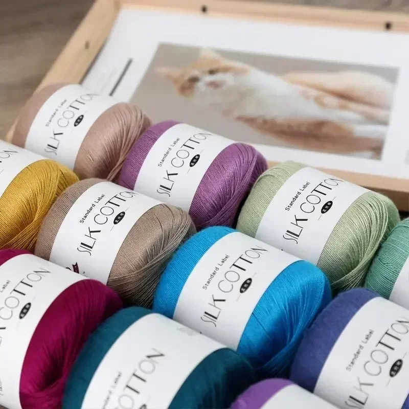 Luxurious Blend Fiber Cozy Infant Comfort Delicate Crocheting Material Handwoven Baby Garments DIY Crafting Supplies Soft Thread Oasis Select