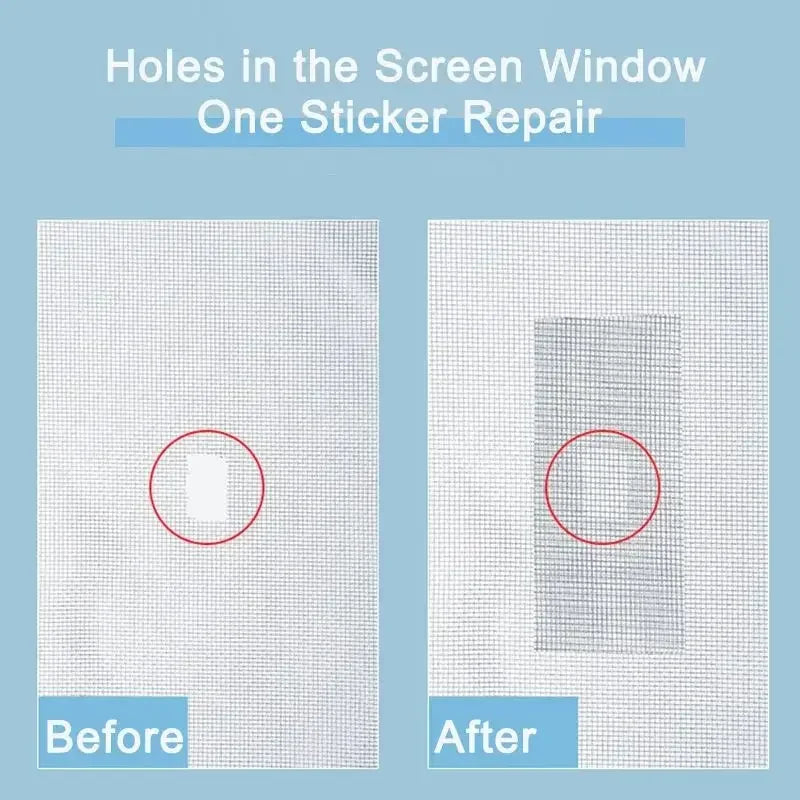 Window Screen Repair Tape Self Adhesive Mesh Tape Door Window Net Broken Holes Repairing Fix Patch Anti Insect Mosquito Oasis Select