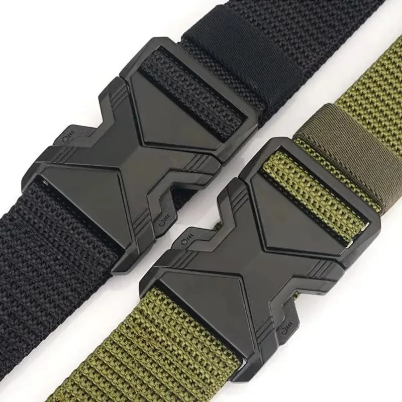 1pc Men's Tactical Sports Belt, Adjustable Quick Release Buckle Multipurpose Outdoor Training Mountaineering Belt For Ideal Gift Oasis Select
