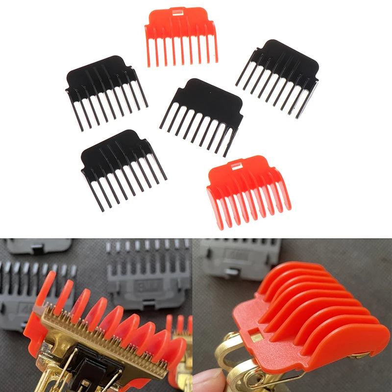 1 Set T9 1.5/ 2/ 3/ 4/ 6/ 9mm Hair Clipper Guards Guide Combs Trimmer Cutting Guides Styling Tools Attachment Compatible Oasis Select