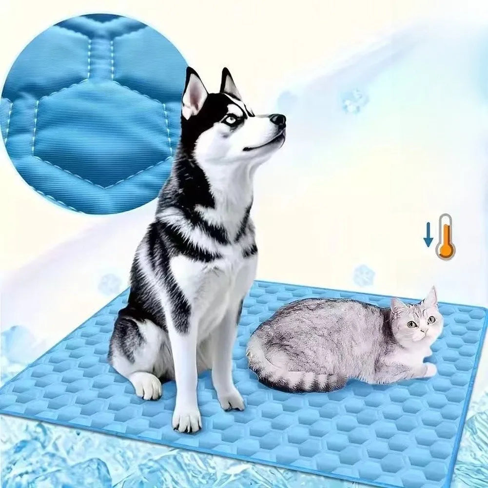 Pet Ice Pad Cool Sleeping Mat Breathable Silk Sofa Cat Blanket Small Oasis Select 40x50