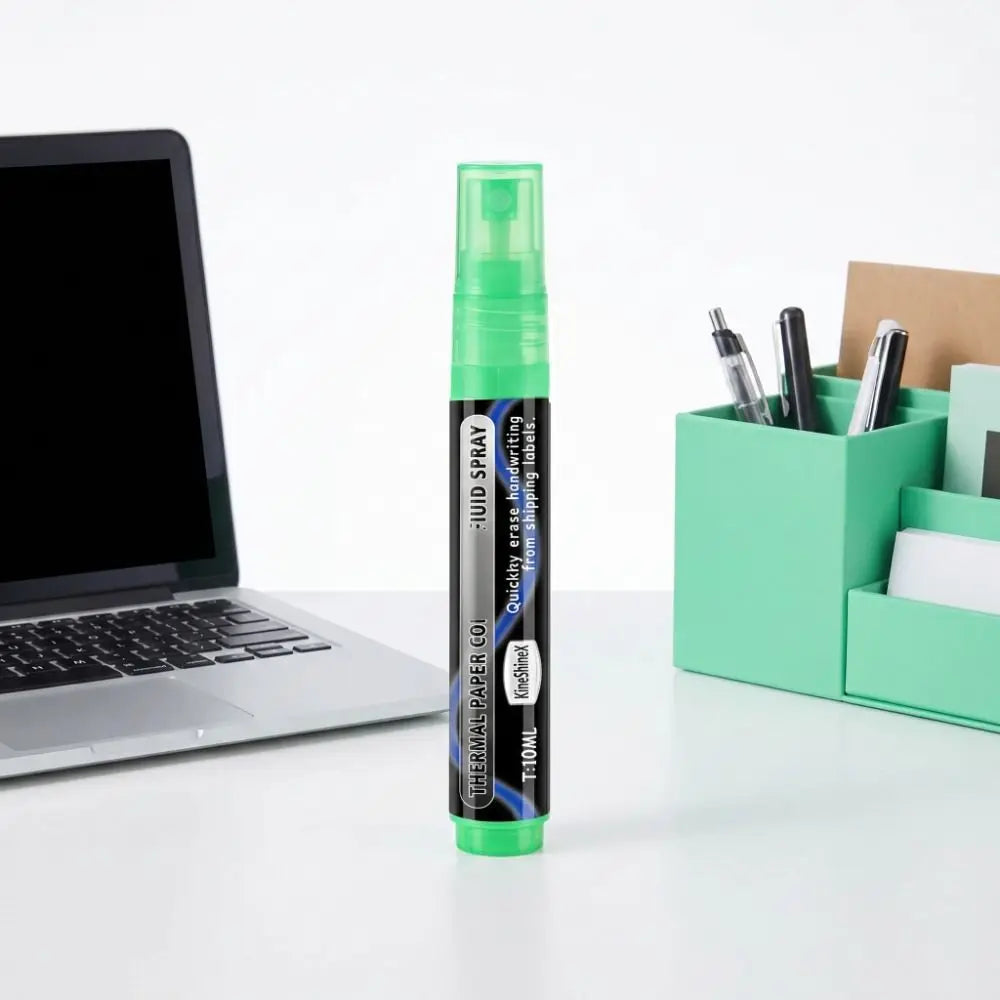Portable Thermal Paper Erasing Pen 10ml Capacity Remove Address Phone Erasing Liquid Spray Pen Shipping Labels Bills Quickly Oasis Select