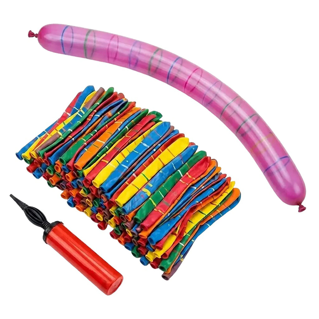 Rocket Balloons – Whistling Flying Strip Balloons for Parties