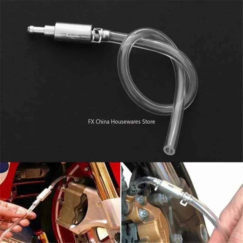 Car Clutch Brake Bleeder Hose Hydraulic Clutch One Way Valve Tube Bleeding Tool Replacement Adapter Kit Auto Accessories Oasis Select