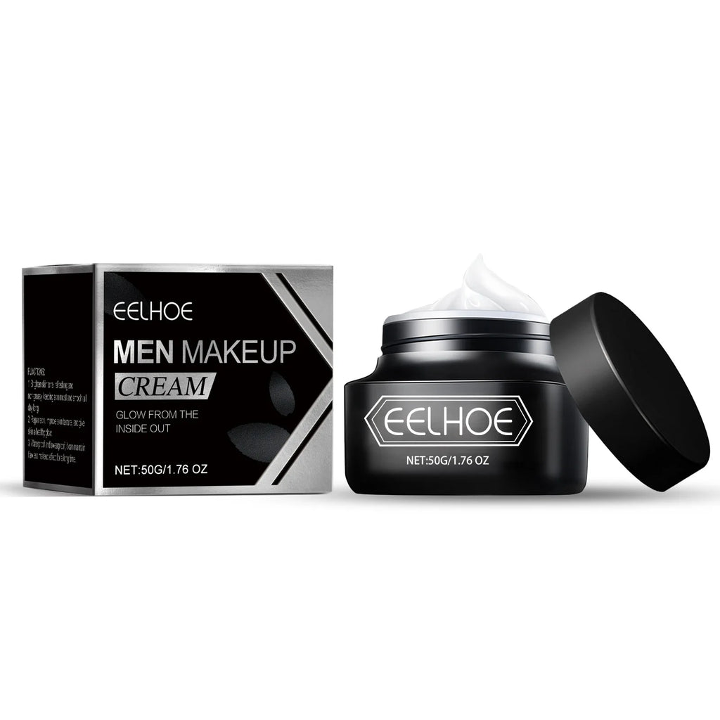 EELHOE Mens Tone up Cream Brightening Face Even Skin Tone Oil Control Non Greasy Natural Finish Lightweight Mens Makeup Cream Oasis Select 50g