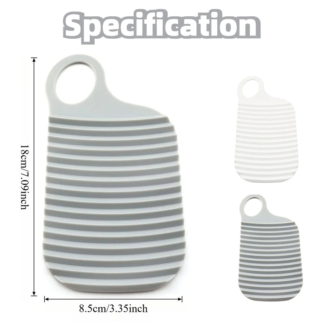 2/4 PCS Mini Washboard Portable Laundry Scrubber Plastic Travel Camping Home Clothes Washing Tool Durable Clean Creative Gift Oasis Select
