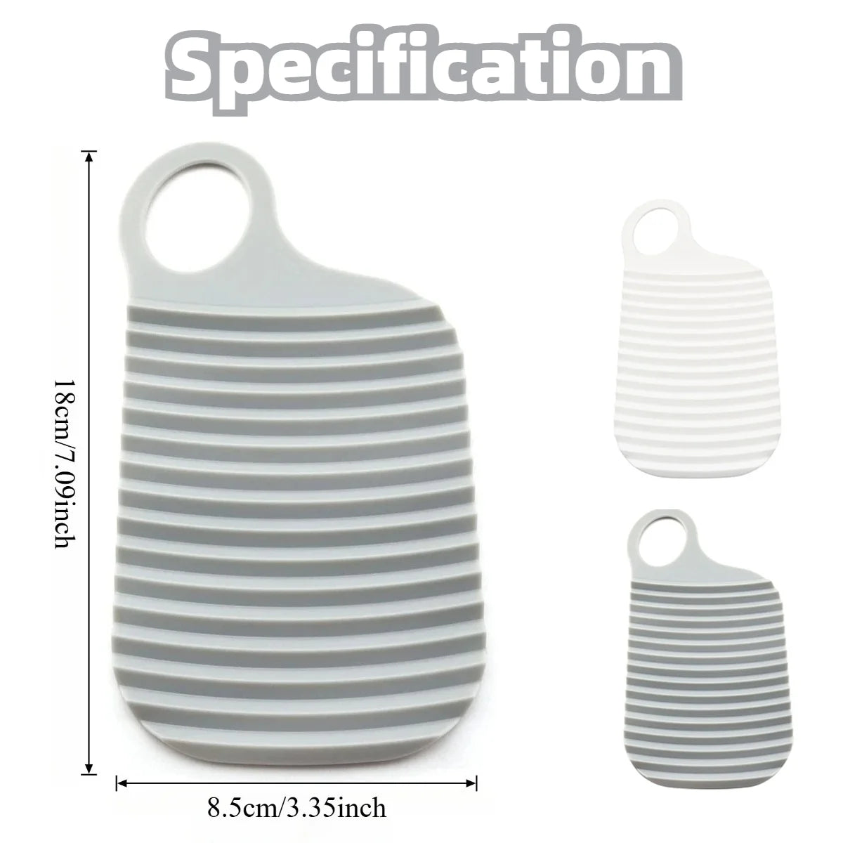 2/4 PCS Mini Washboard Portable Laundry Scrubber Plastic Travel Camping Home Clothes Washing Tool Durable Clean Creative Gift Oasis Select
