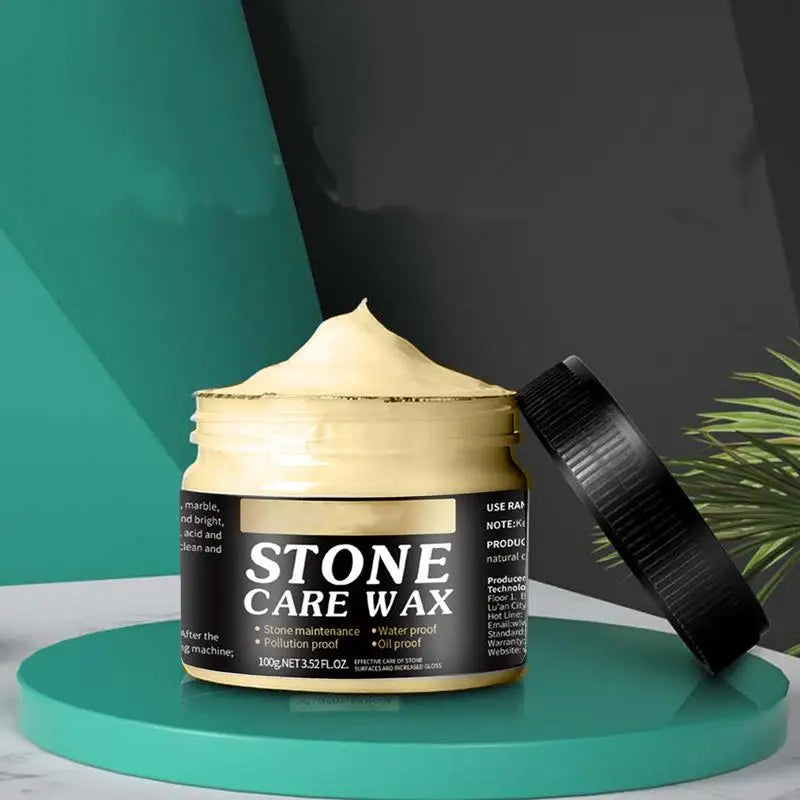 Stone Polishing Wax Instant Natural Polish Tool for Stone Waterproof Portable Polishing Wax Stone Care Products for Remove dirt Oasis Select